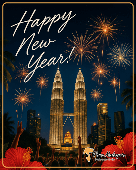 Happy New Year 2025 Paws Malaysia
